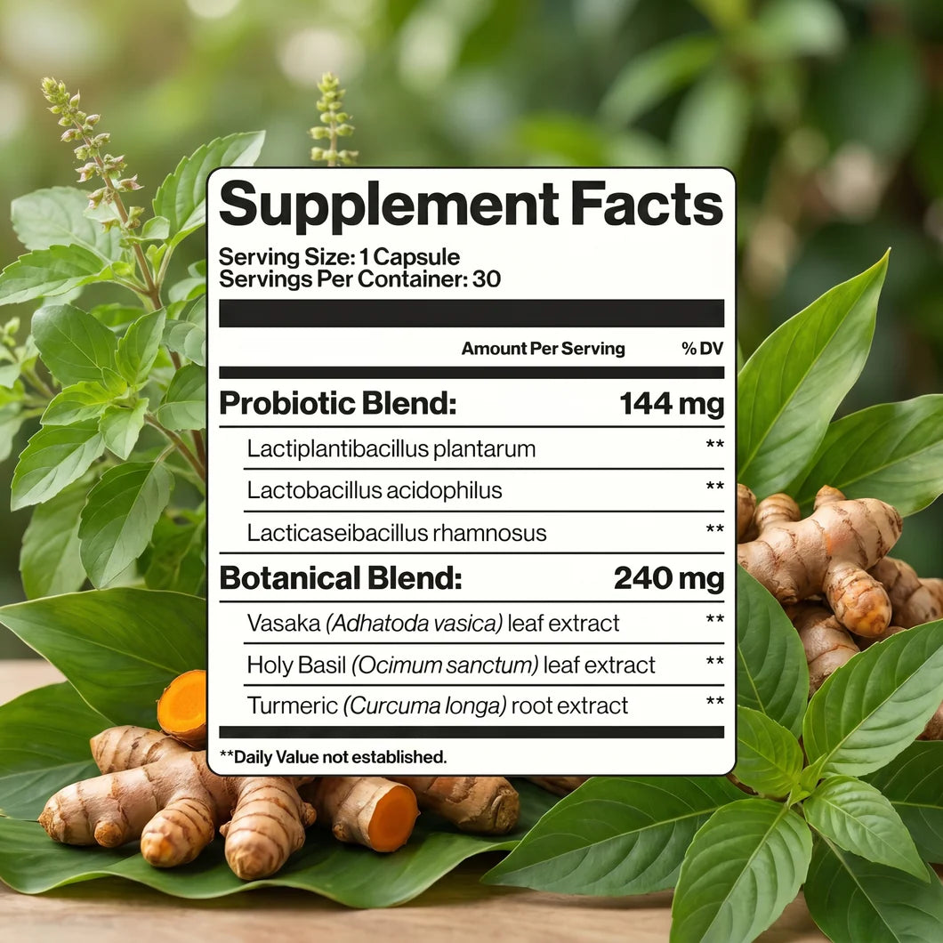 EverNatureCure Lung Support Probiotics