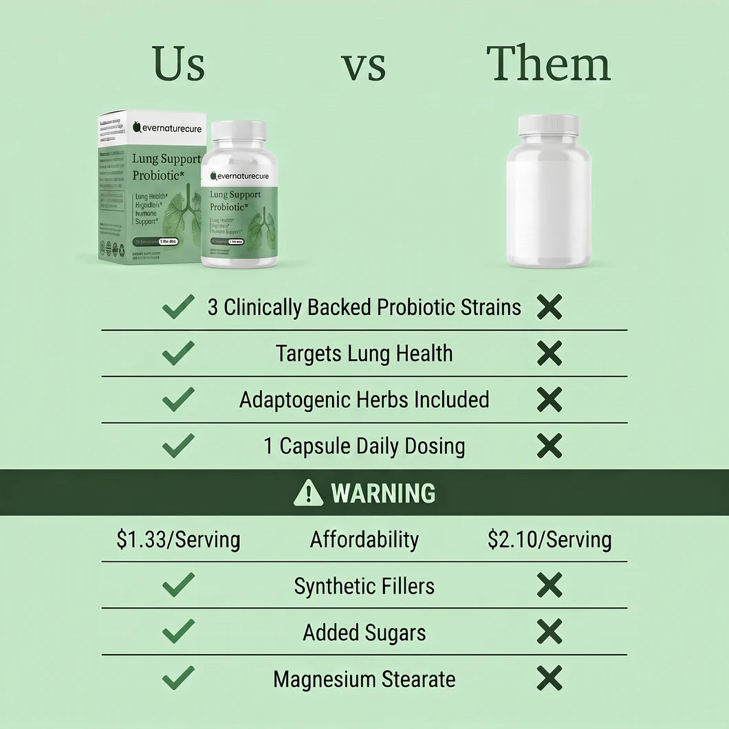 EverNatureCure Lung Support Probiotics