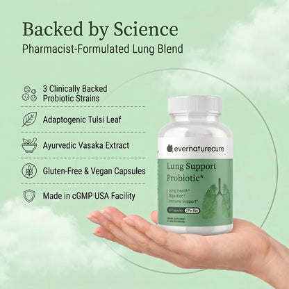 EverNatureCure Lung Support Probiotics